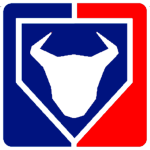 Bull League red white blue logo
